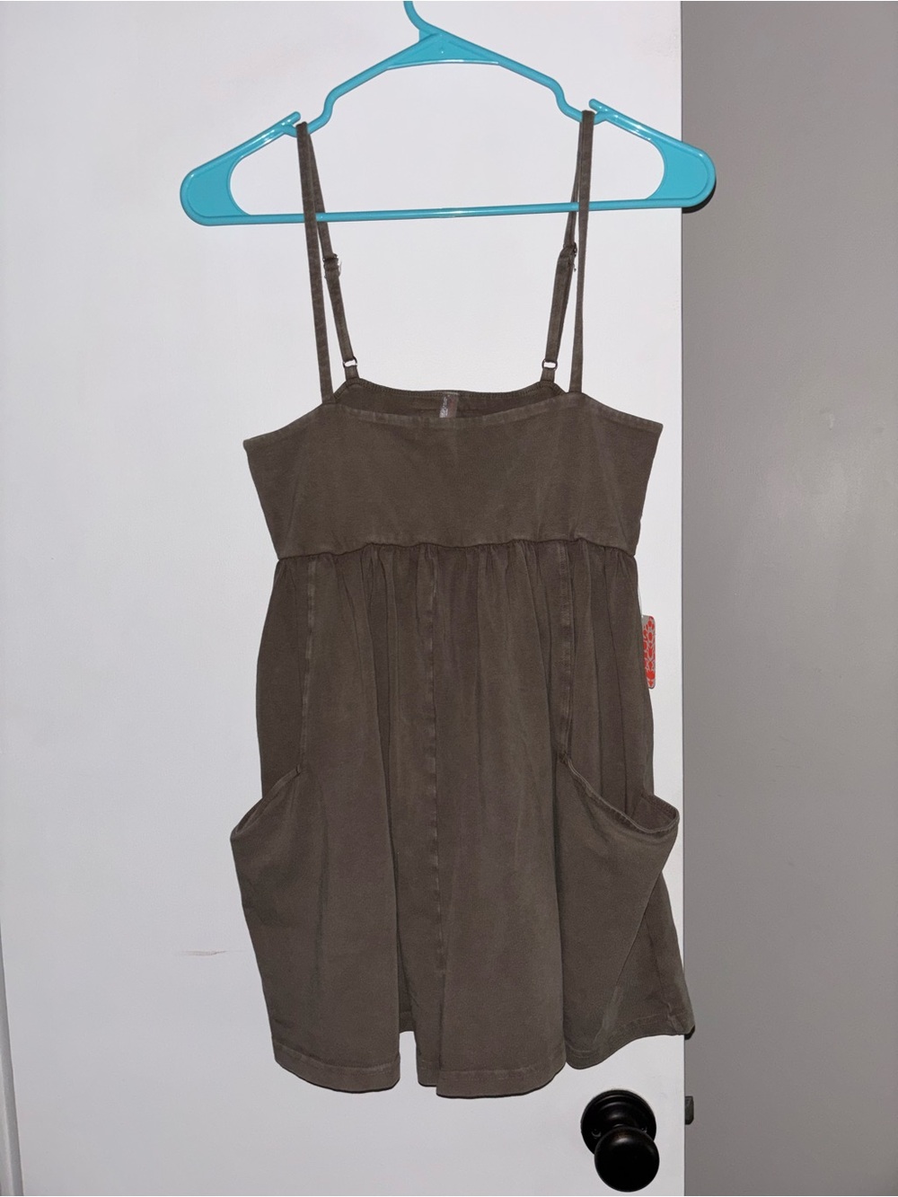 Women's free people movement dusty bro Spaghetti Strap Tank with Pockets